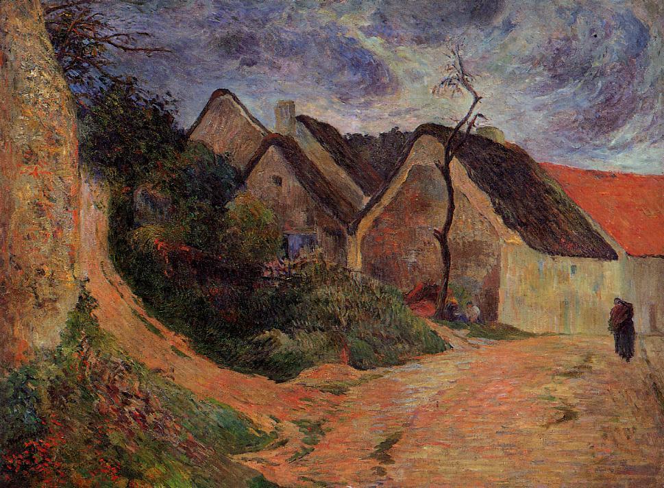 Village Street, Osny - Paul Gauguin Painting